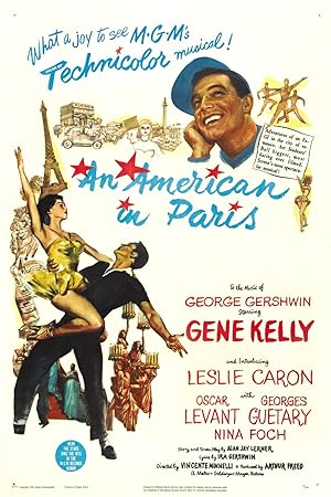 Cover image of the movie An American in Paris (1951)