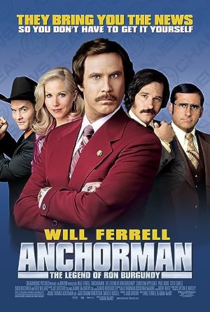 Cover image of the movie Anchorman: The Legend of Ron Burgundy (2004)