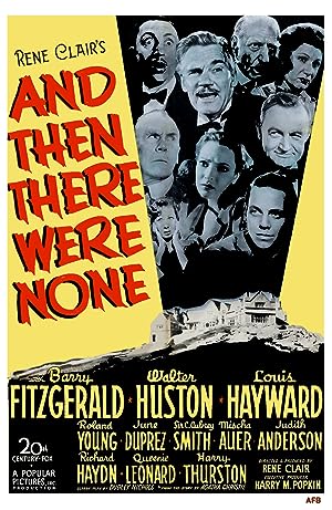 Cover image of the movie And Then There Were None (1945)