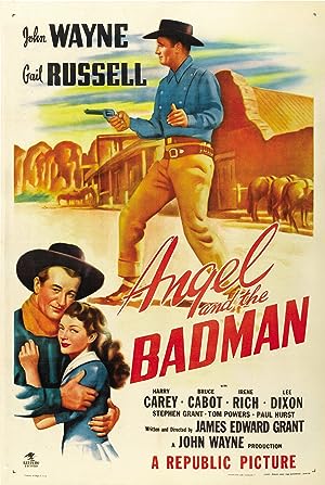 Cover image of the movie Angel and the Badman (1947)