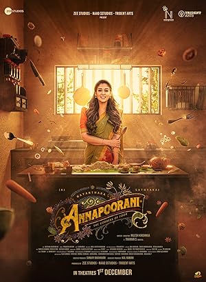 Cover image of the movie Annapoorani (2023)