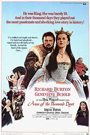 Cover image of the movie Anne of the Thousand Days (1969)