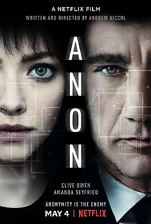 Cover image of the movie Anon (2018)