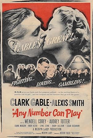 Cover image of the movie Any Number Can Play (1949)