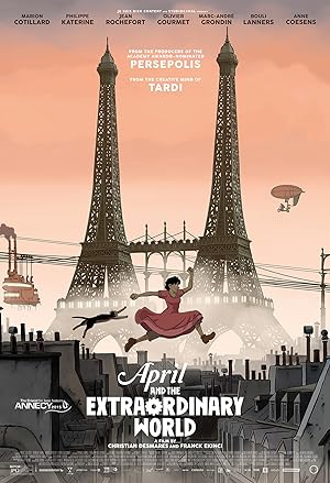 Cover image of the movie April and the Extraordinary World (2015)