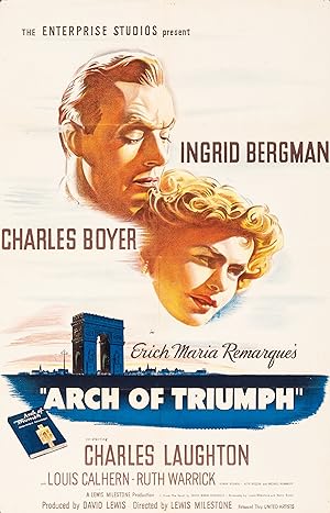Cover image of the movie Arch of Triumph (1948)