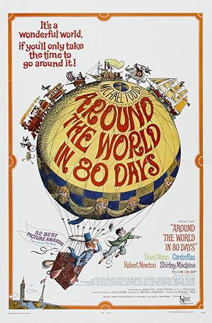 Cover image of the movie Around the World in 80 Days (1956)