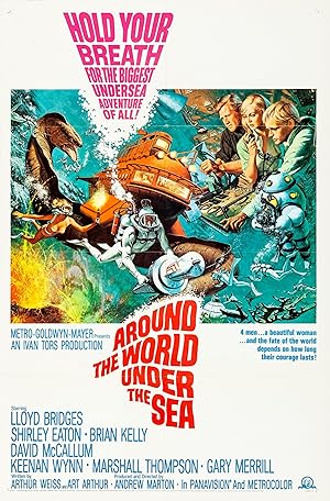 Cover image of the movie Around the World Under the Sea (1966)