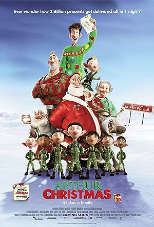 Cover image of the movie Arthur Christmas (2011)