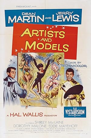 Cover image of the movie Artists and Models (1955)