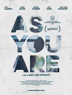 Cover image of the movie As You Are (2016)
