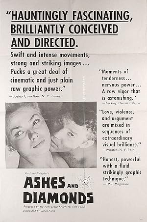 Cover image of the movie Ashes and Diamonds (1958)