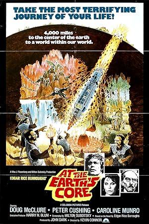 Cover image of the movie At the Earth's Core (1976)