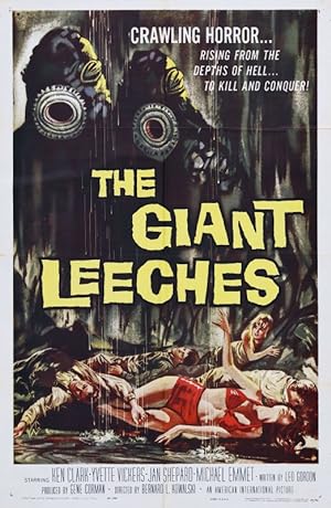 Cover image of the movie Attack of the Giant Leeches (1959)