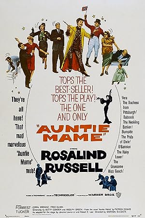 Cover image of the movie Auntie Mame (1958)