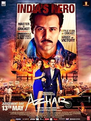 Cover image of the movie Azhar (2016)
