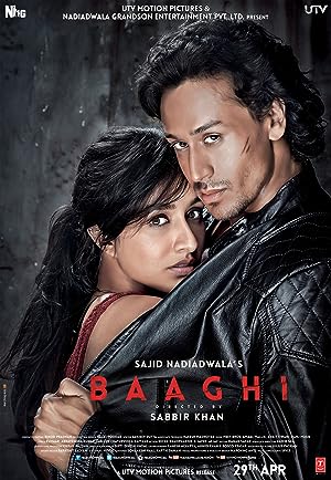 Cover image of the movie Baaghi (2016)