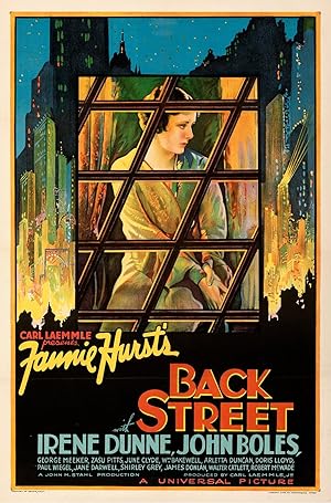 Cover image of the movie Back Street (1932)