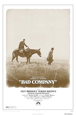 Cover image of the movie Bad Company (1972)