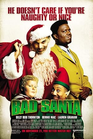 Cover image of the movie Bad Santa (2003)