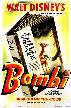 Cover image of the movie Bambi (1942)