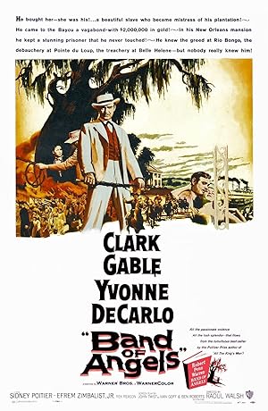 Cover image of the movie Band of Angels (1957)