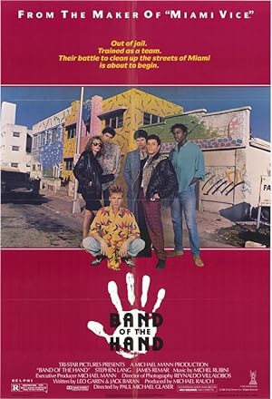 Cover image of the movie Band of the Hand (1986)