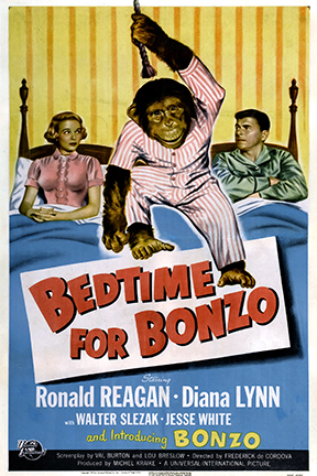 Cover image of the movie Bedtime for Bonzo (1951)
