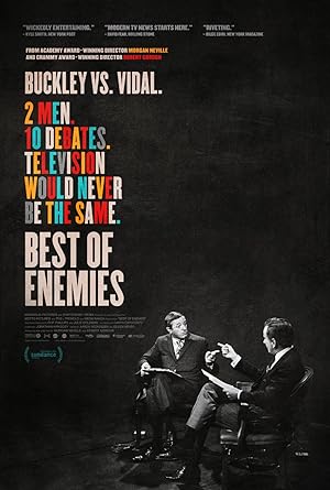 Cover image of the movie Best of Enemies: Buckley vs. Vidal (2015)