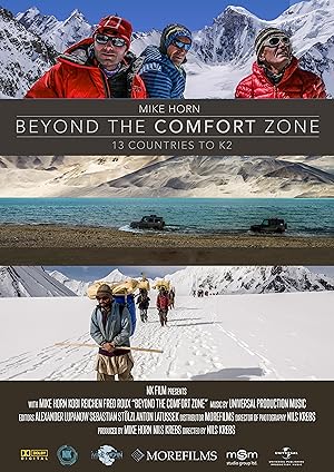 Cover image of the movie Beyond the Comfort Zone: 13 Countries to K2 (2018)