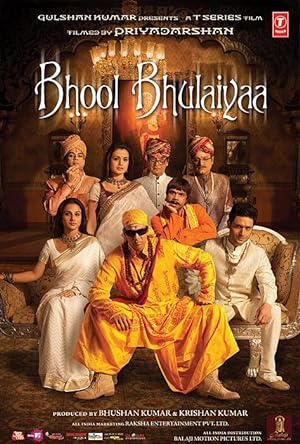 Cover image of the movie Bhool Bhulaiyaa (2007)