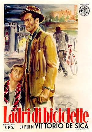 Cover image of the movie Bicycle Thieves (1948)