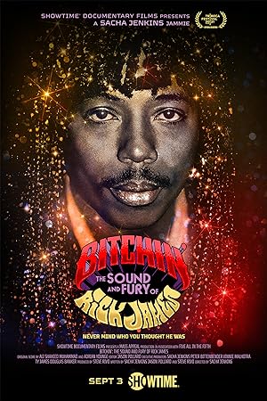 Cover image of the movie Bitchin': The Sound and Fury of Rick James (2021)