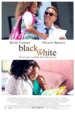 Cover image of the movie Black or White (2014)