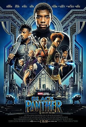 Cover image of the movie Black Panther (2018)