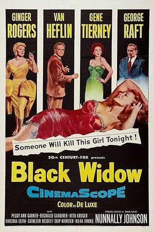 Cover image of the movie Black Widow (1954)