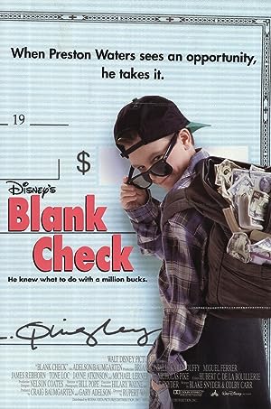 Cover image of the movie Blank Check (1994)