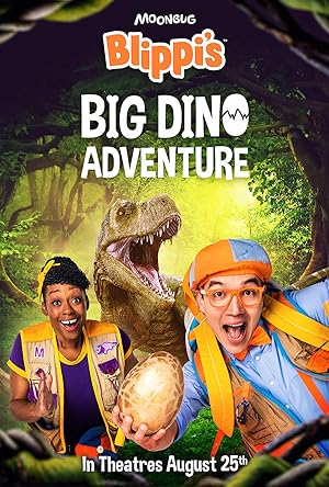 Cover image of the movie Blippi's Big Dino Adventure (2023)