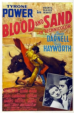 Cover image of the movie Blood and Sand (1941)