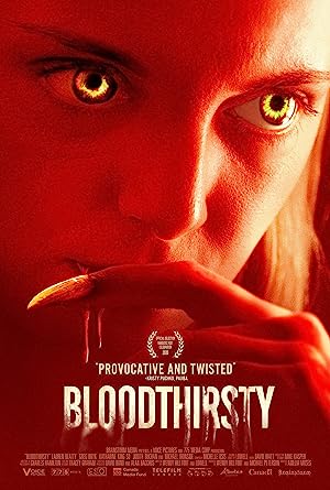 Cover image of the movie Bloodthirsty (2020)