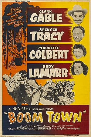 Cover image of the movie Boom Town (1940)