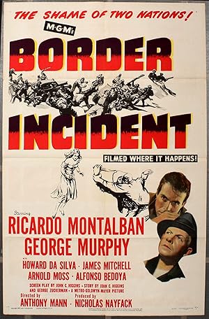 Cover image of the movie Border Incident (1949)