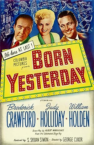 Cover image of the movie Born Yesterday (1950)