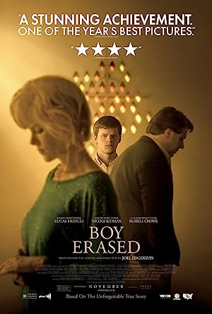Cover image of the movie Boy Erased (2018)