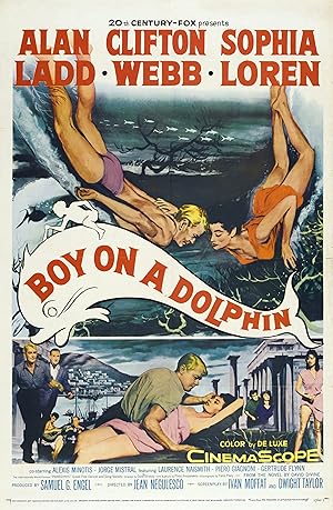 Cover image of the movie Boy on a Dolphin (1957)