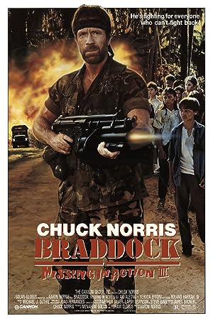 Cover image of the movie Braddock: Missing in Action III (1988)