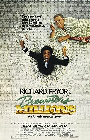 Cover image of the movie Brewster's Millions (1985)