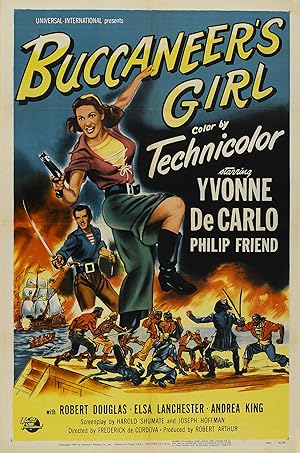Cover image of the movie Buccaneer's Girl (1950)