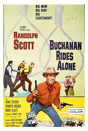 Cover image of the movie Buchanan Rides Alone (1958)