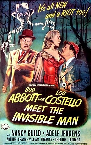 Cover image of the movie Bud Abbott and Lou Costello Meet the Invisible Man (1951)